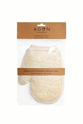 Agon Kabak Lifli Banyo & Duş Parmaklı Eldiven Vücut Kesesi