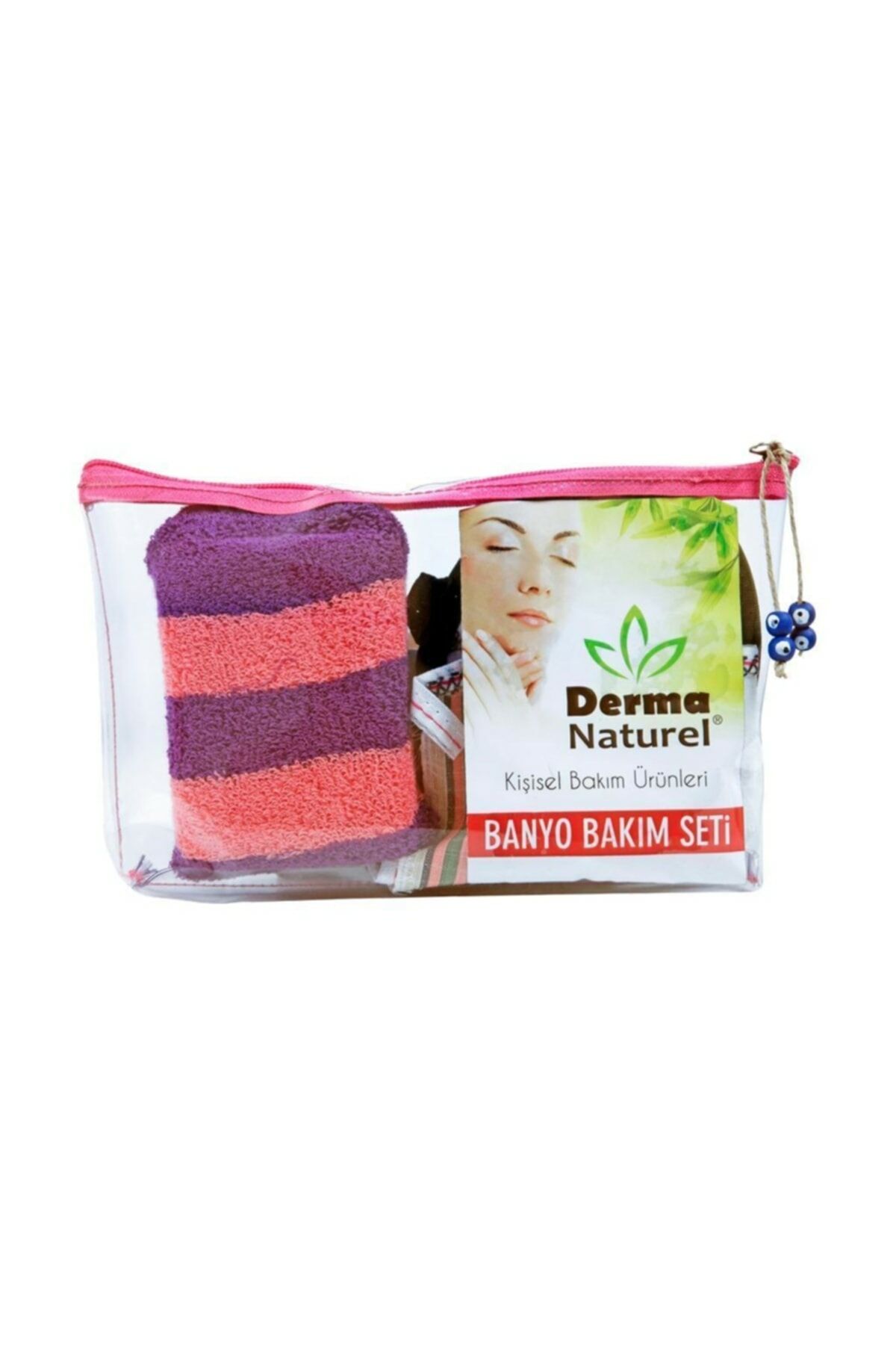 Derma Naturel Banyo Bakım Seti - 4 Parça Duş Lifi Seti