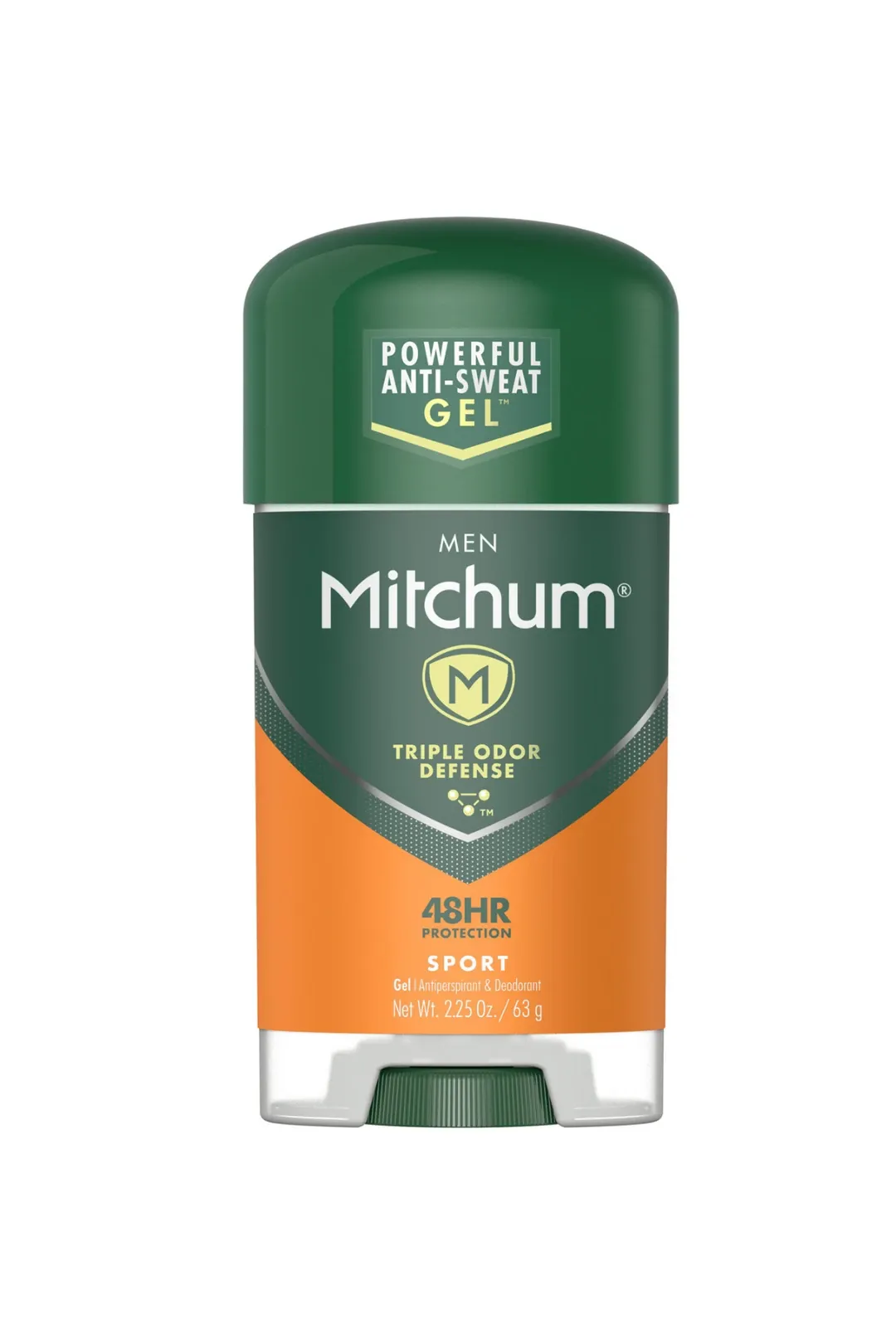 Mitchum Triple Odor Defense Sport Anti-Perspirant 48Hr Kokusuz Erkek Gel Deodorant 2.25 oz 63 gr