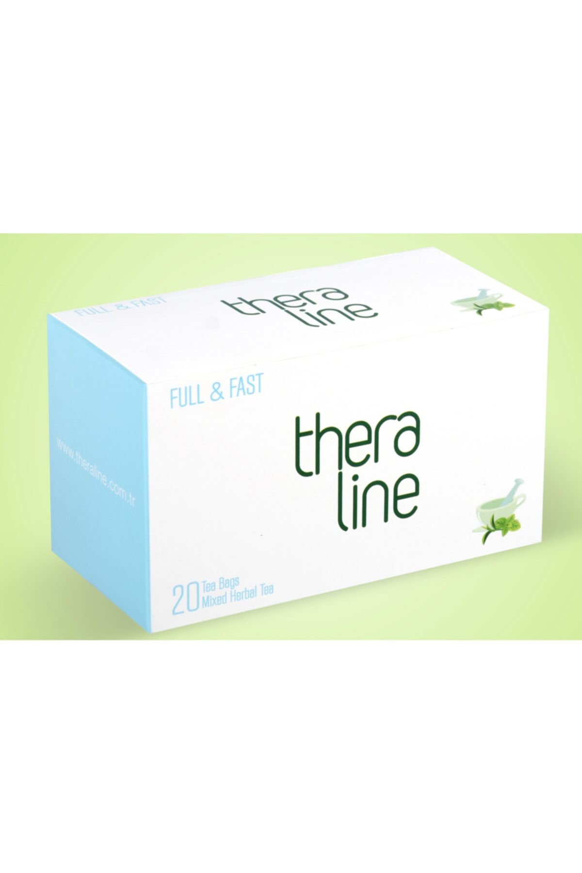 Theraline Full & Fast İştah Kapatıcı Fonksiyonel Bitki Çayı 20 Poşet 12 Adet