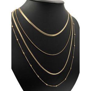 Chn-0140-55 Kombin Kolye Gold