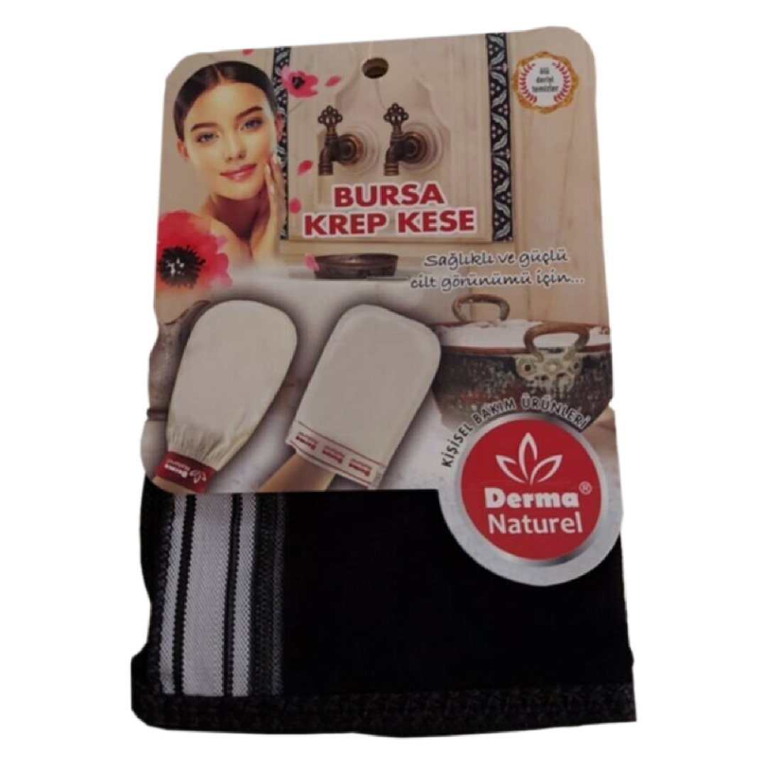 Derma Naturel Krep Banyo Kesesi Siyah
