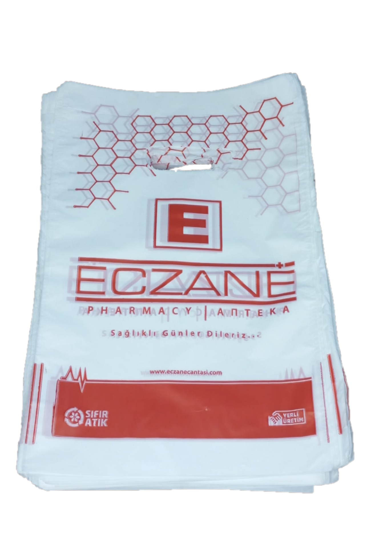 El Geçme Eczane Poşeti Mini 16x27 cm 300 Adet