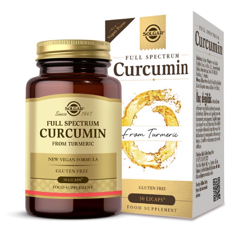 SOLGAR FULL SPECTRUM CURCUMIN 30 SOFTGEL