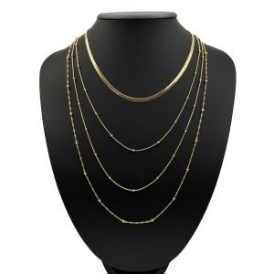Chn-0140-53 Kombin Kolye Gold