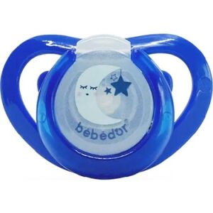 Bebedor 182 Air Serisi Fosforlu Damaklı Emzik 6-18 Ay No: 2 - Mavi