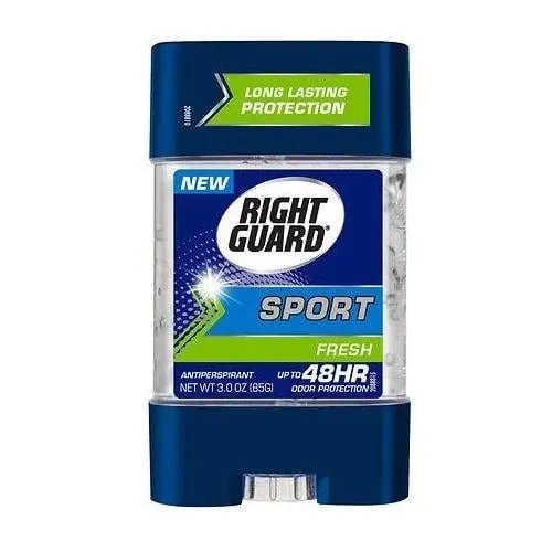 Right Guard Sport 3D Koku Savunması Terleme Önleyici Deodorant Şeffaf Jel Taze 3 oz 85 gr