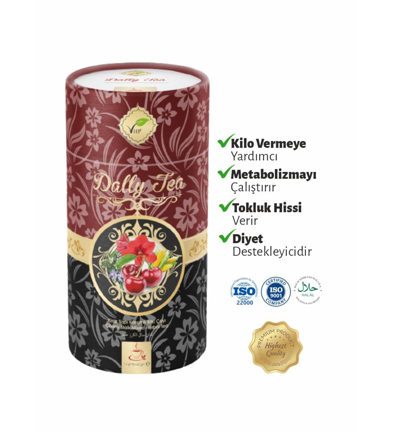 VHP Dally Tea Kiraz Saplı Form Çayı 40'lı