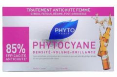 PHYTOCYANE SOIN ANTICHUTE STIMULATEUR DE CROISSANCE PHYTO 12 x 7,5ML