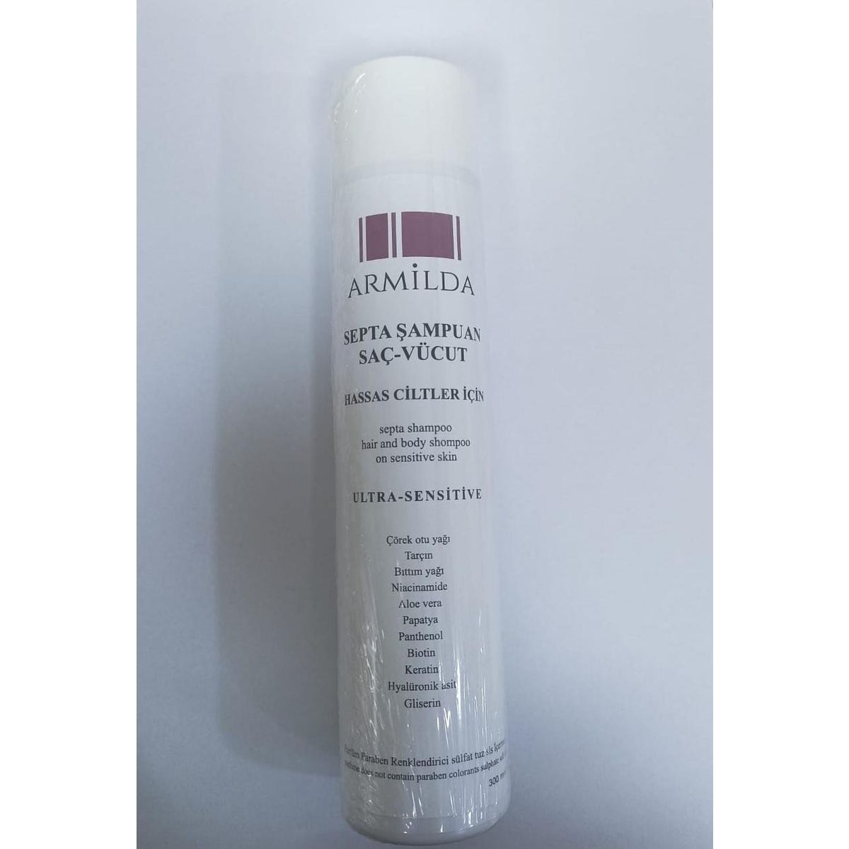 Armilda Septa Şampuan Saç ve Vücut Hassas Ciltler İçin 300 ml