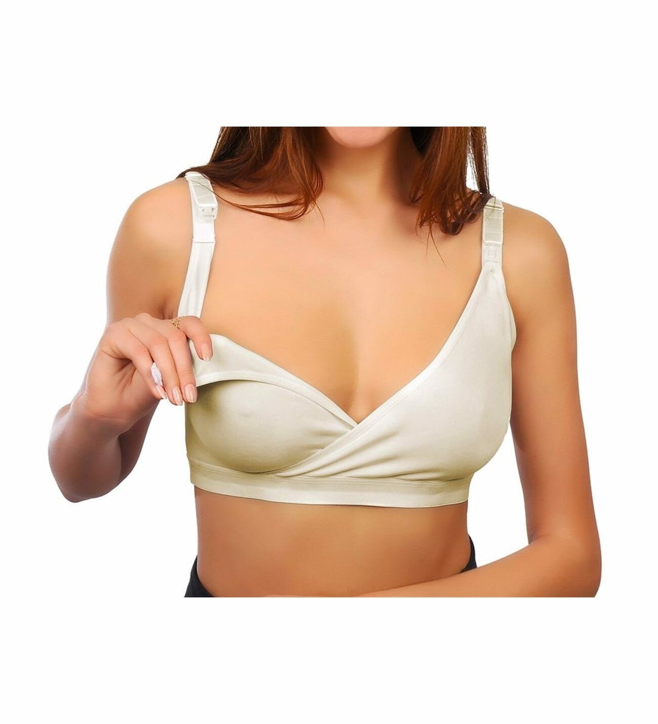 Sema Baby Kruvaze Emzirme Sütyeni Ekru 90 Beden