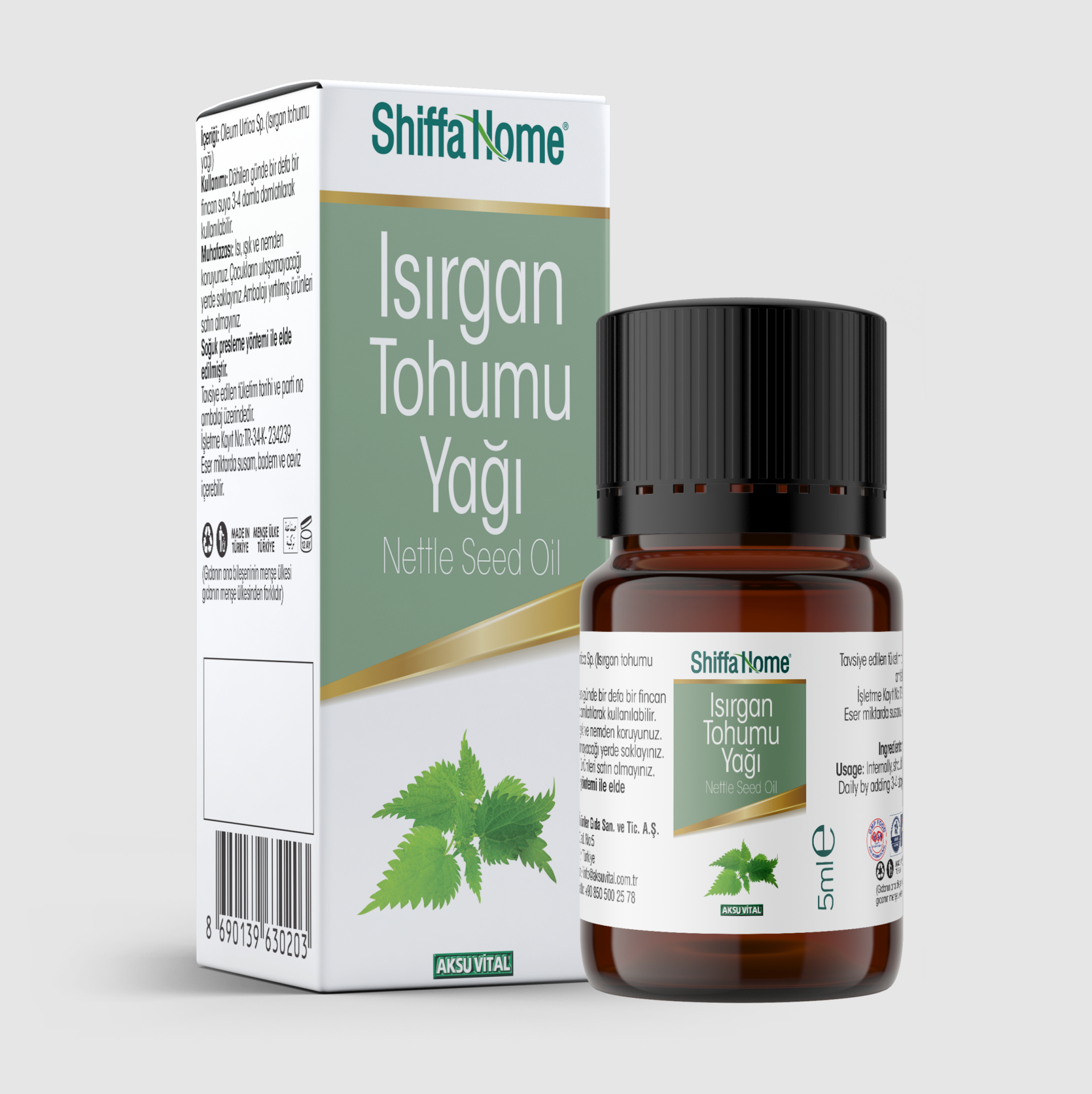 ISIRGAN TOHUMU YAĞI 5 ML