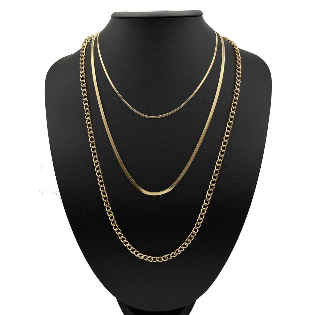 Chn-0140-69 Kombin Kolye Gold