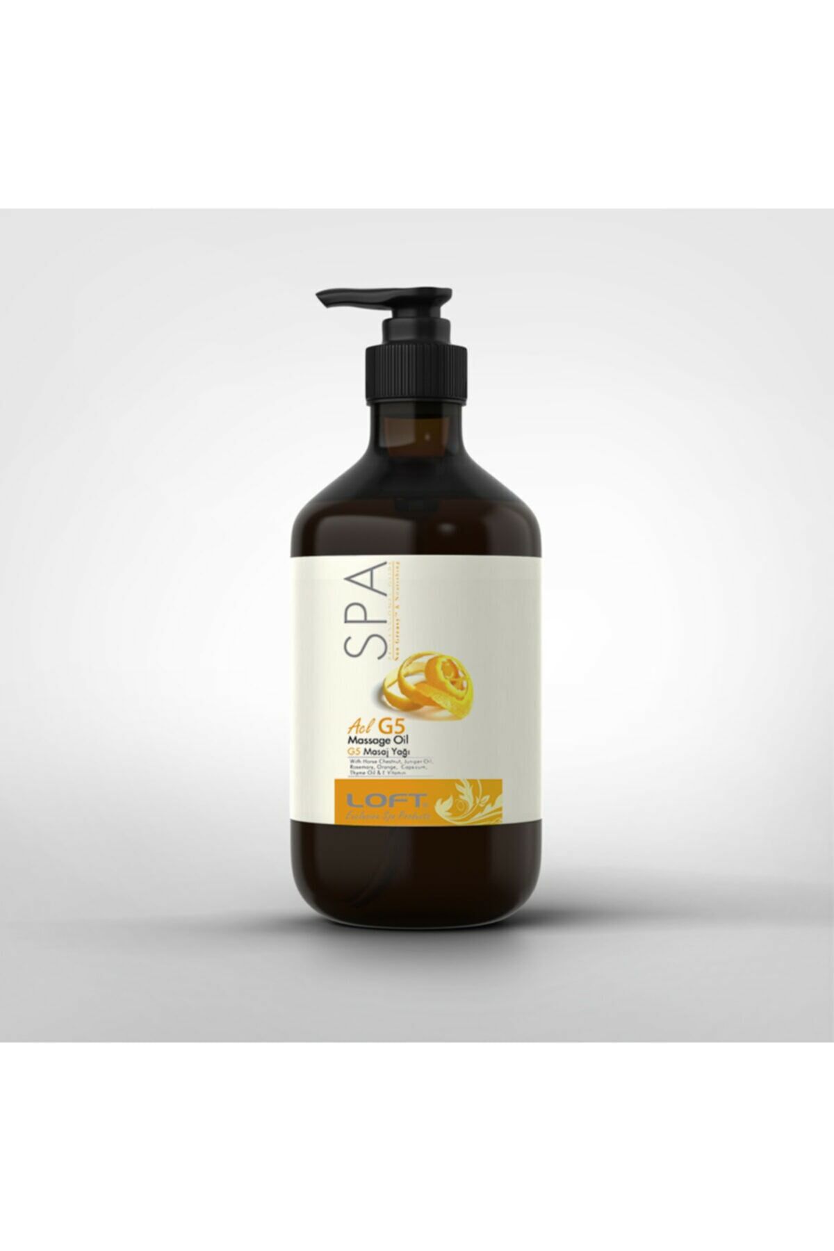 Loft Acl G5 Profesyonel Etkili Anti Selülit Masaj Yağı Pompalı 1 lt