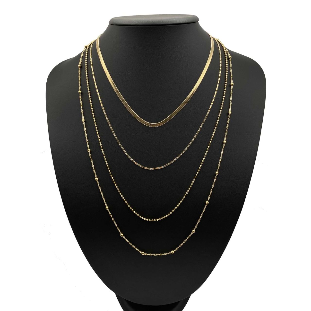 Chn-0140-127 Kombin Kolye Gold