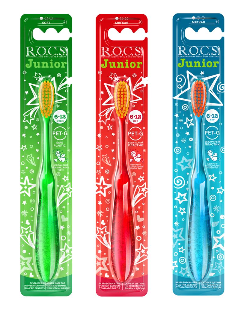 Rocs Junıor Dıs Fırcası 6-12 Yas
