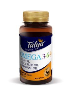 Omega 3-6-9 Softgel 60 Kapsül Talya
