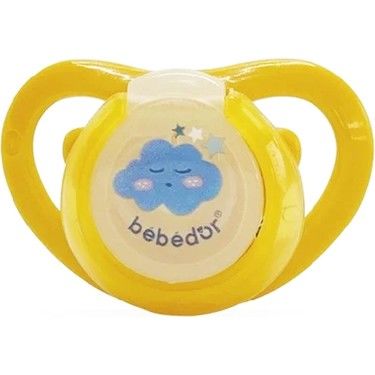 Bebedor 181 Air Serisi Fosforlu Damaklı Emzik  0-6 Ay No: 1 - Sarı