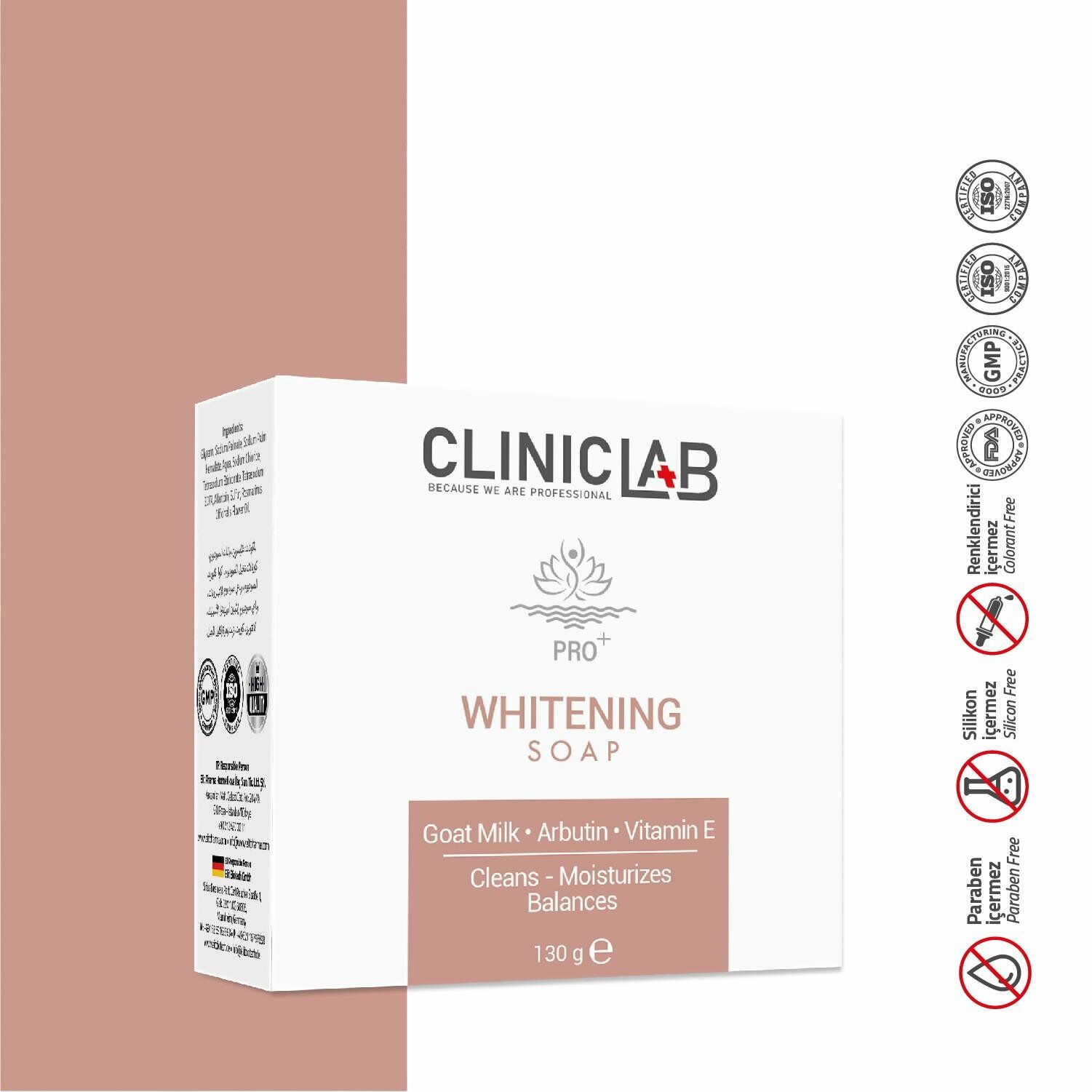 ClinicLab Whitening and Brighteing Sabun 130 gr