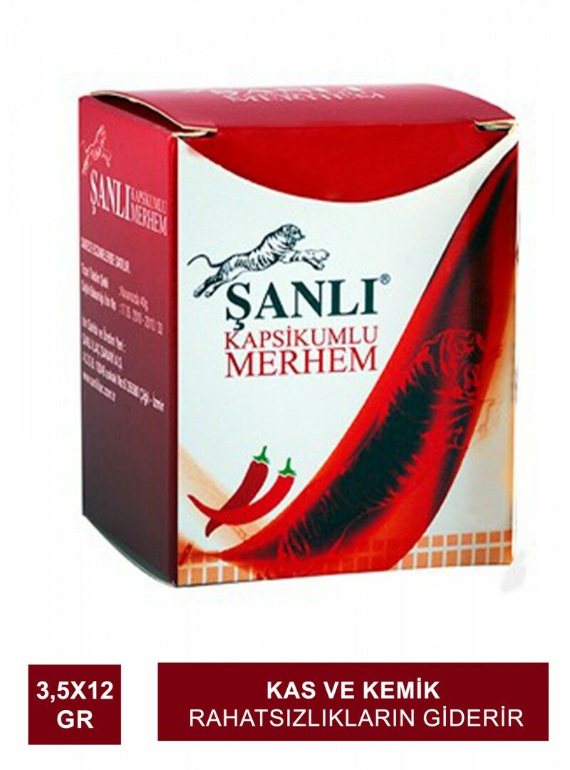 Şanlı Kapsikumlu Merhem 3,5 gr - 12 Adet