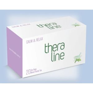 Theraline Calm & Relax Poşet Çay Sakin Ol Mutlu Kal Fonksiyonel Bitki Çayı 20 Poşet 6 Adet