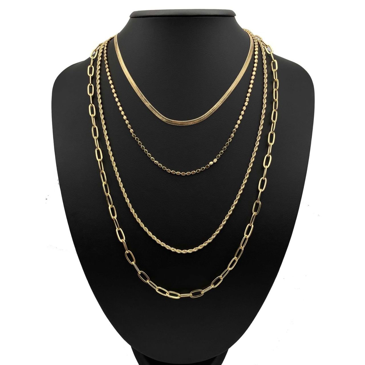 Chn-0140-117 Kombin Kolye Gold