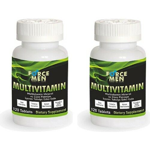 Force Nutrition Multivitamin Men 120 Tablet - 3 Adet