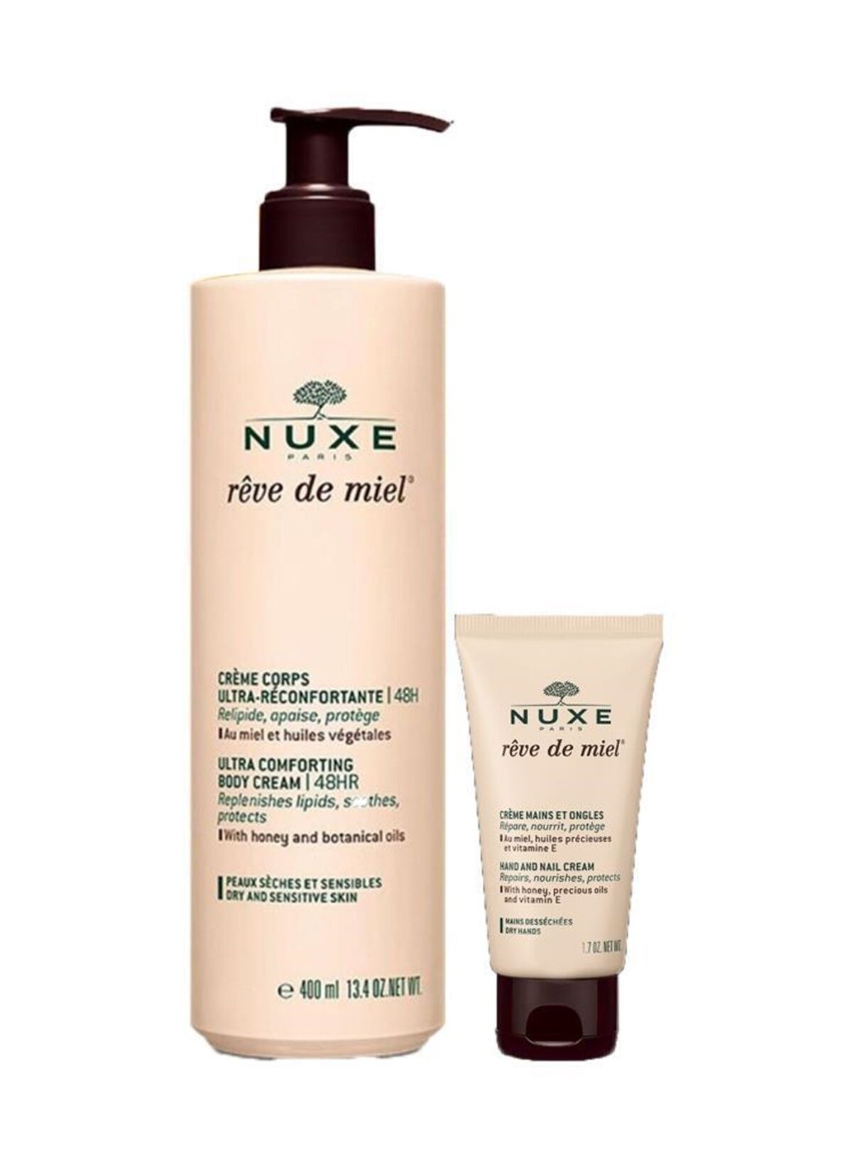 Nuxe Reve De Miel Vücut Kremi 400 ml + El Kremi 15 ml Hediye