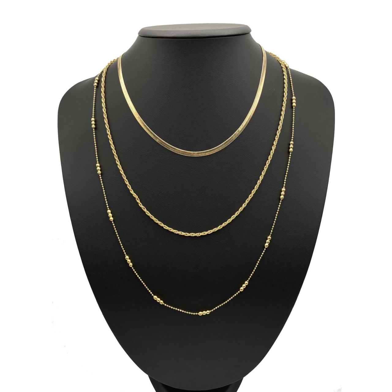 Chn-0140-113 Kombin Kolye Gold