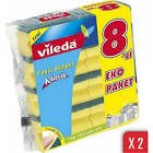 Vileda Yeşil Oluklu Bulaşık Süngeri 8'li