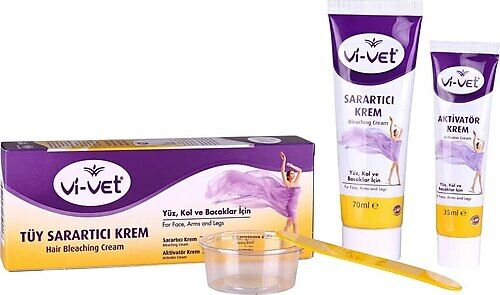 Vi-Vet Tüy Sarartıcı Krem 70 ml + 35 ml Hediye