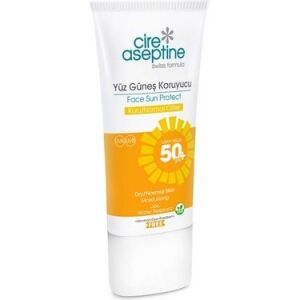 Cire Aseptine Avantajlı Yaz Paketi - Kuru ve Normal Ciltler Yüz Güneş Koruyucu 50 ml + Bronzlaştırıcı 90 ml