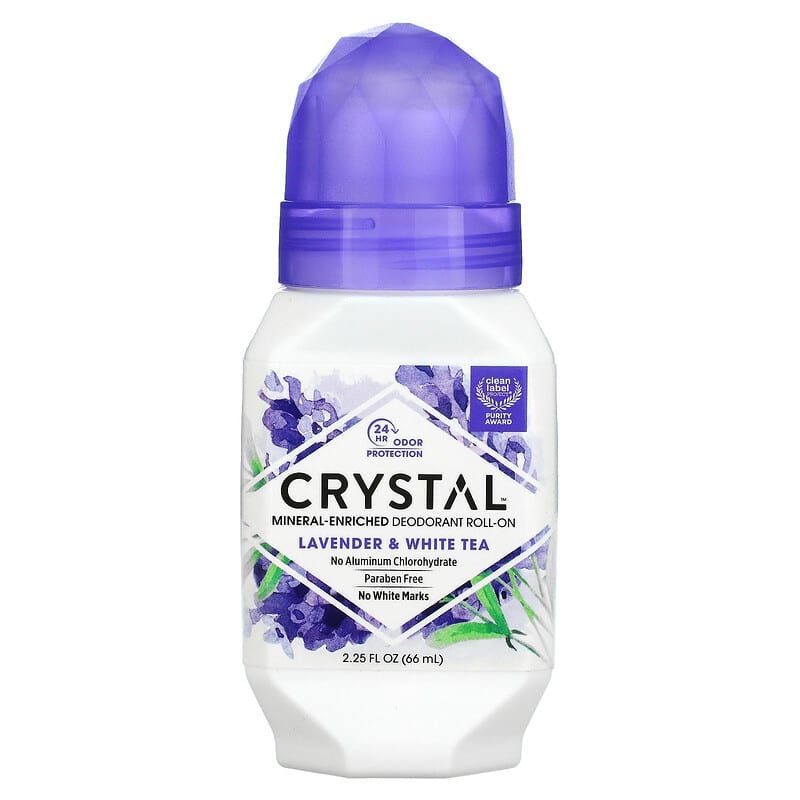 Crystal Mineral Deodorant Roll-On Lavender Unisex 66 gr