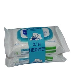 Mustela Yüz Temizleme Mendili Normal Cilt 25li 2.si Hediye