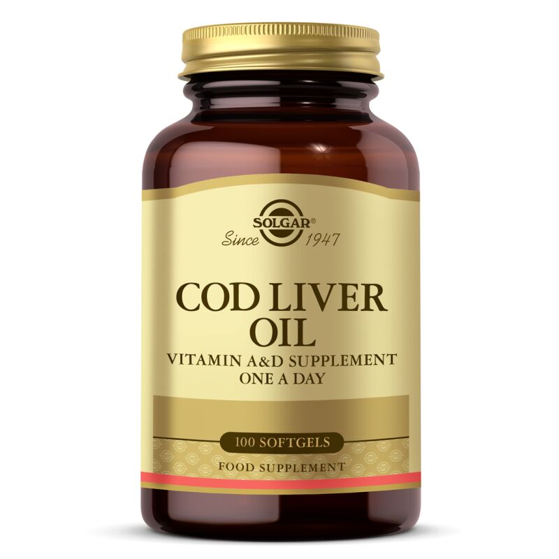 SOLGAR COD LIVER OIL 100 SOFTGEL