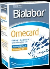 BİOLABOR OMECARD OMEGA 3+Q10 30 KAP
