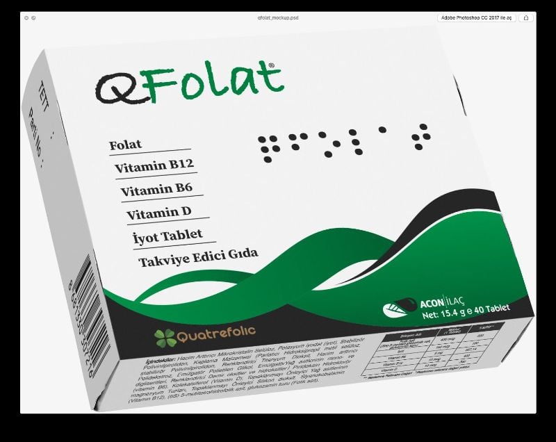 Qfolat Quatrefolic 40 Tablet