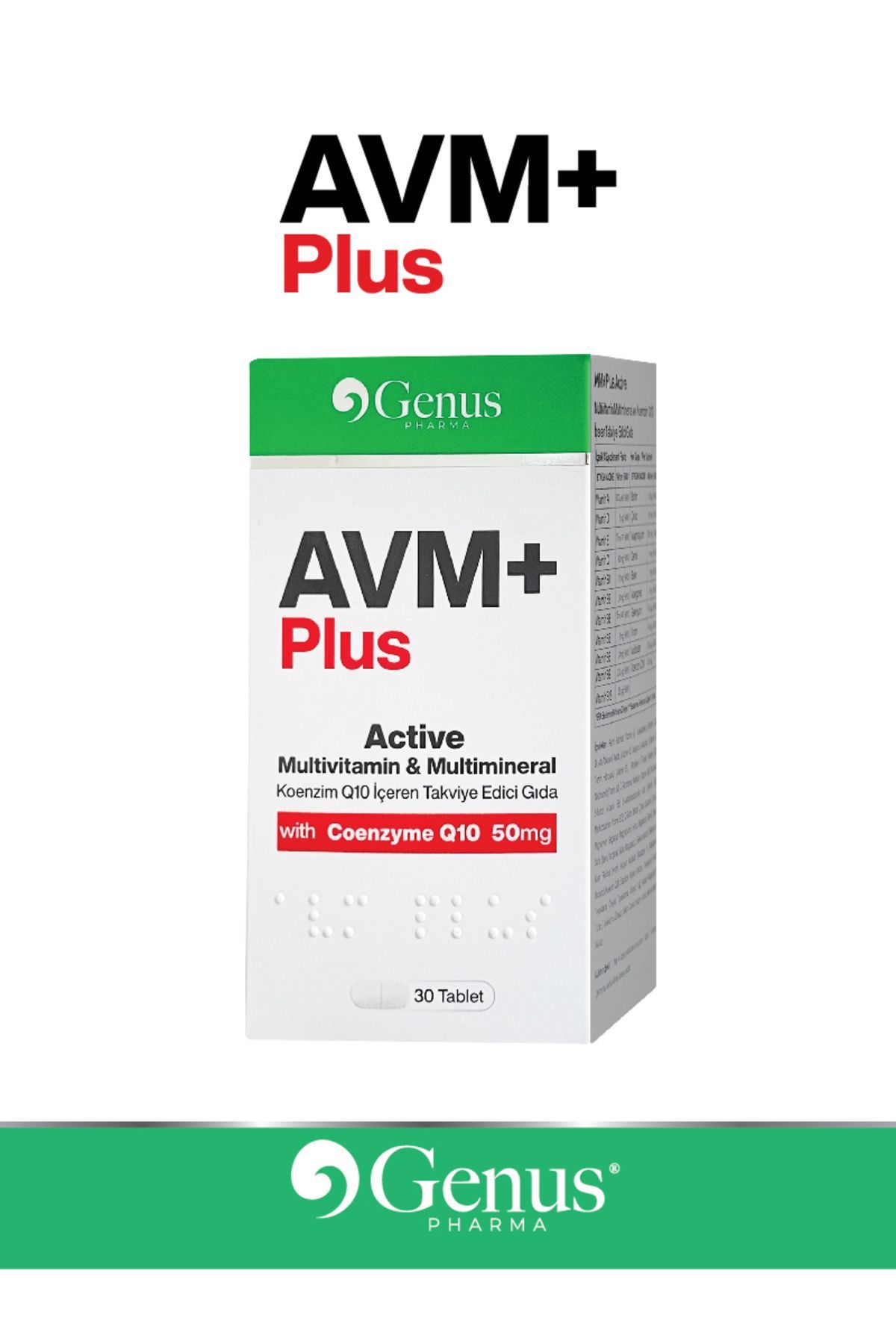 Genus AVM+ Plus Active 30 Tablet