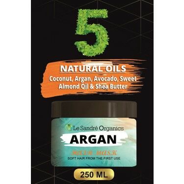 Le Sandre Organics Argan Saç Maskesi Saç Kremi 250 ml