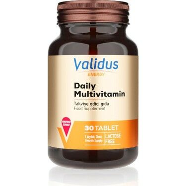 Validus Energy Daily Multivitamin 30 Tablet