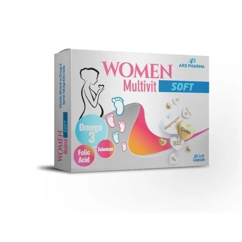 Women Multivit Soft 30 Yumuşak Kapsül