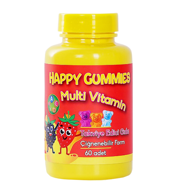 Happy Gummies Multivitamin Küre 40'lı