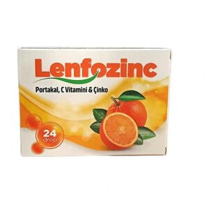 Lenfozinc Portakal C Vitamini Çinko 24 Pastil