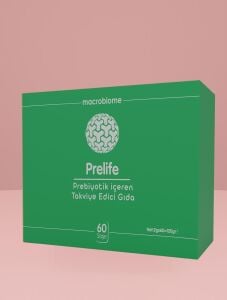 Doğadan Bizim Macro-Biome Prelife Prebiyotik Lif İçren Takviye Edici Gıda 60 Saşe