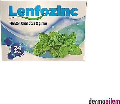 Lenfozinc Mentol Okaliptüs Çinko 24 Pastil