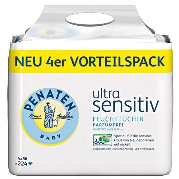 Penaten Yenidoğan Islak Havlu 4*56lı