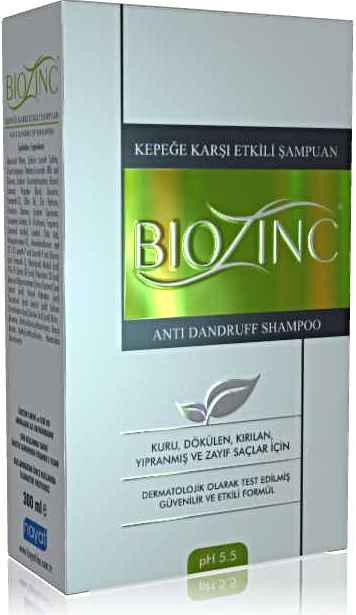 Biozinc Kuru Saç ve Kepekli Saçlar için Şampuan