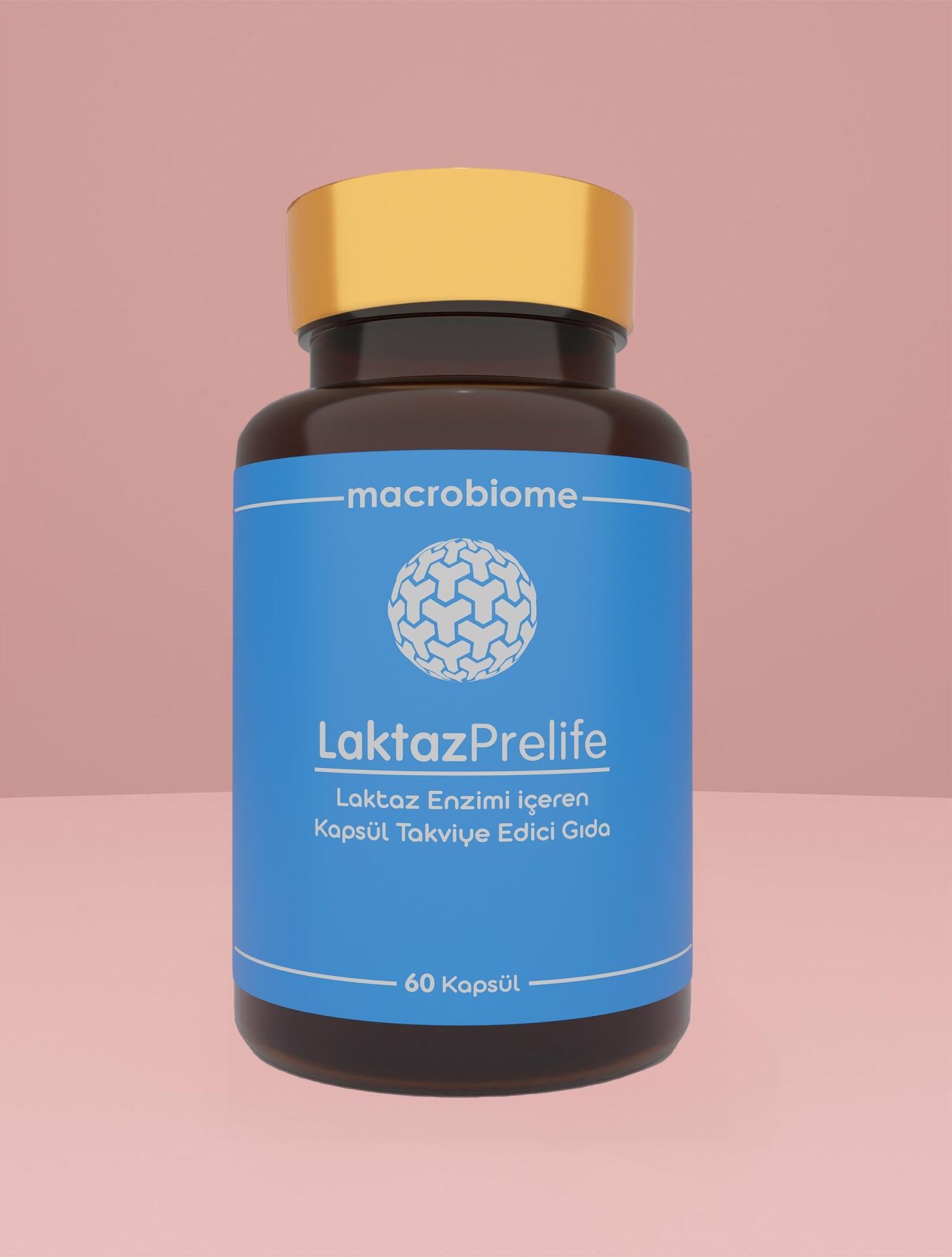 Doğadan Bizim Macrobiome Laktazprelife 60 Kapsül