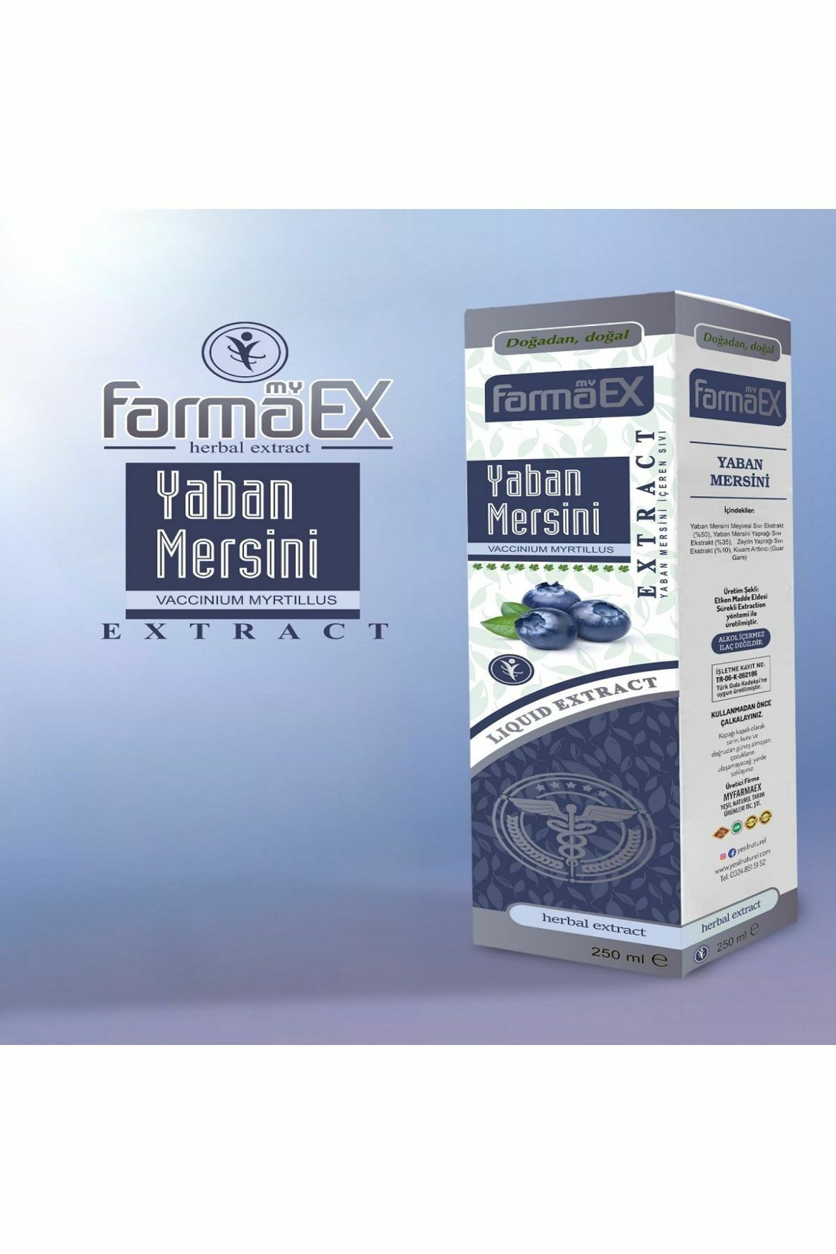 My Farmaex Yaban Mersini Ekstraktı 250 ml