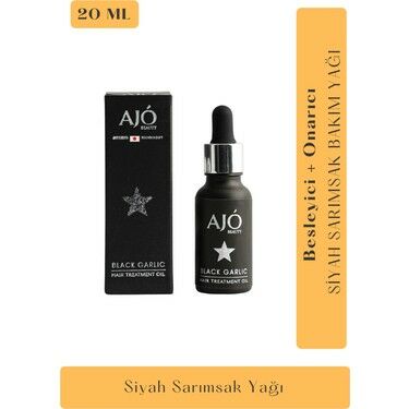 Ajo Beauty Siyah Sarımsak Saç Bakım Yağı 20 ml